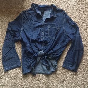 Seven jeans denim button down